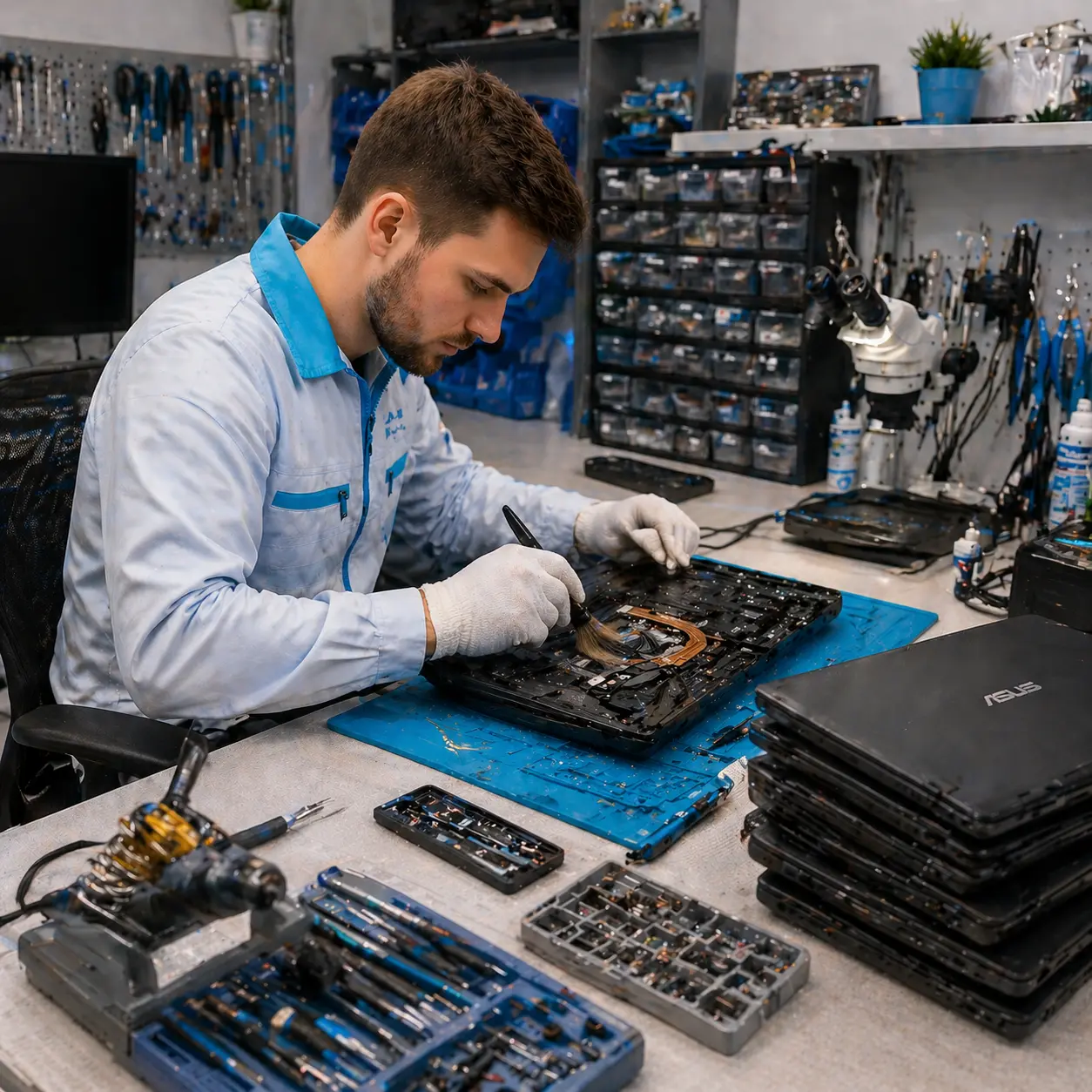 чистка ноутбука Asus в Одинцово