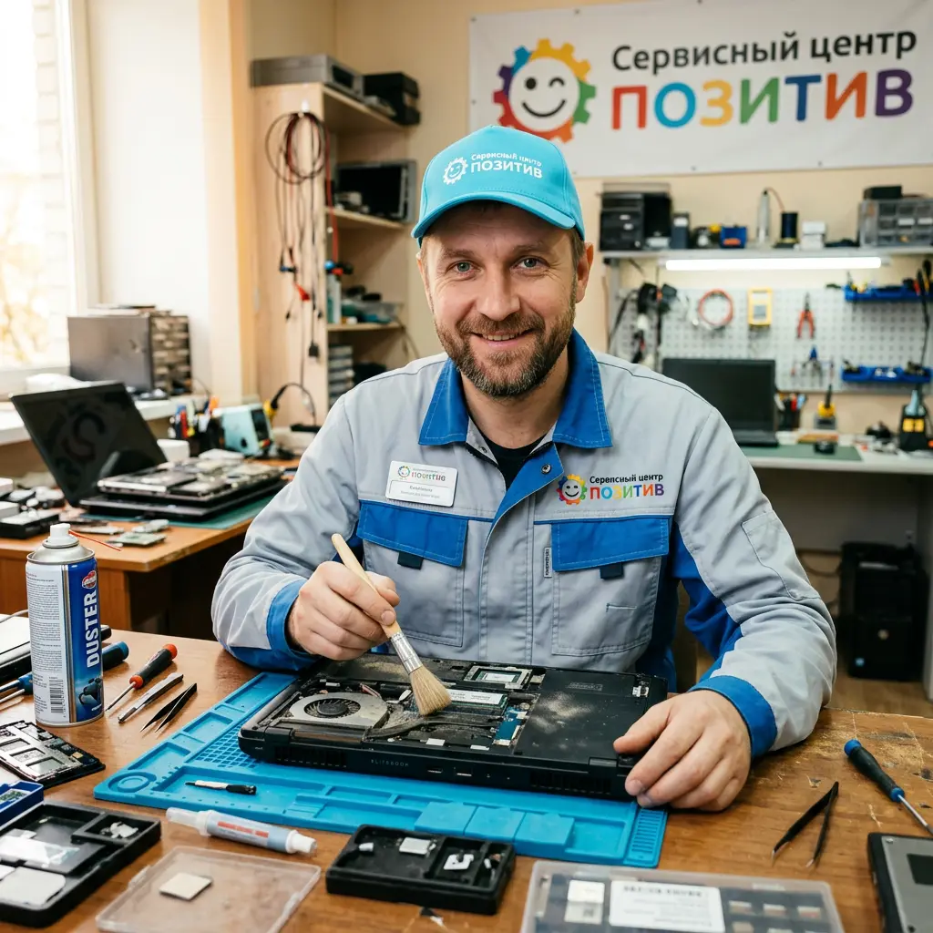 Чистка ноутбука от пыли в Одинцово | Замена термопасты
