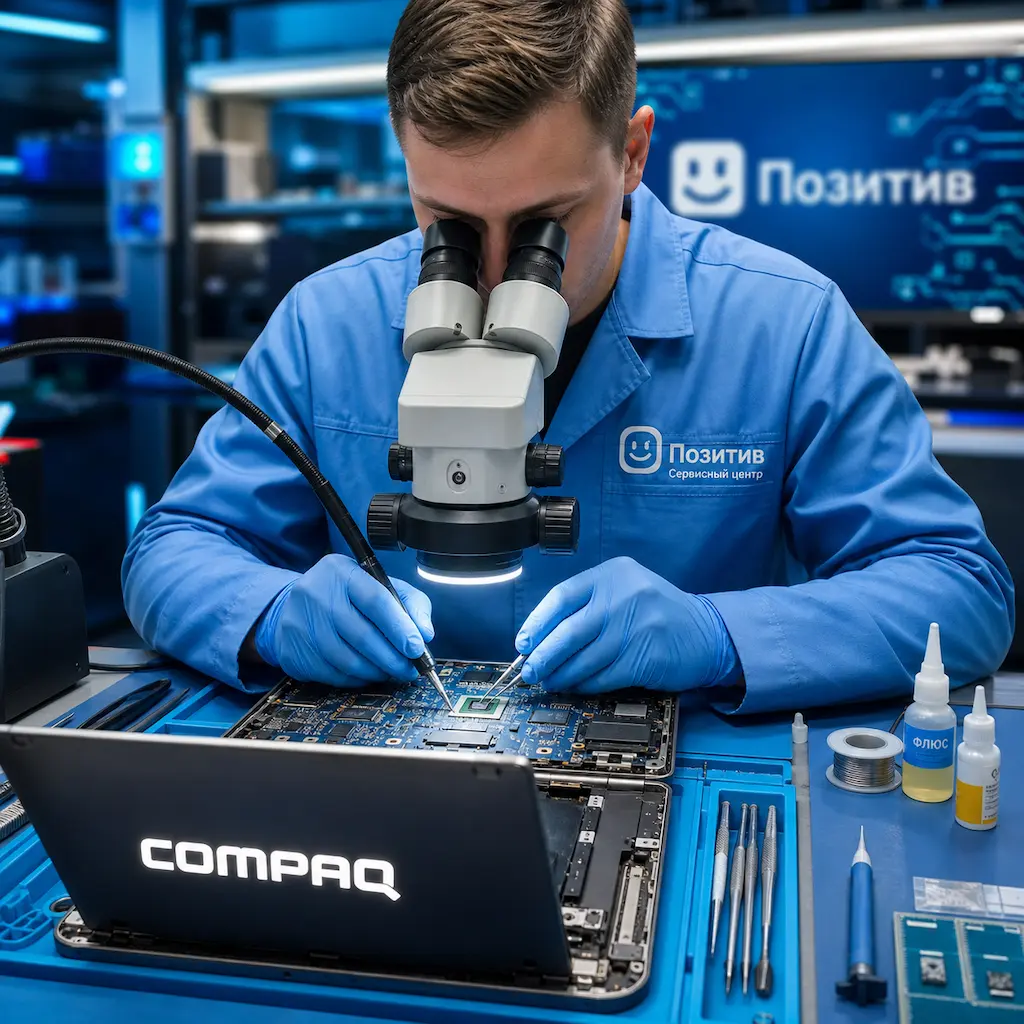 Замена видеокарты ноутбука Compaq в Одинцово