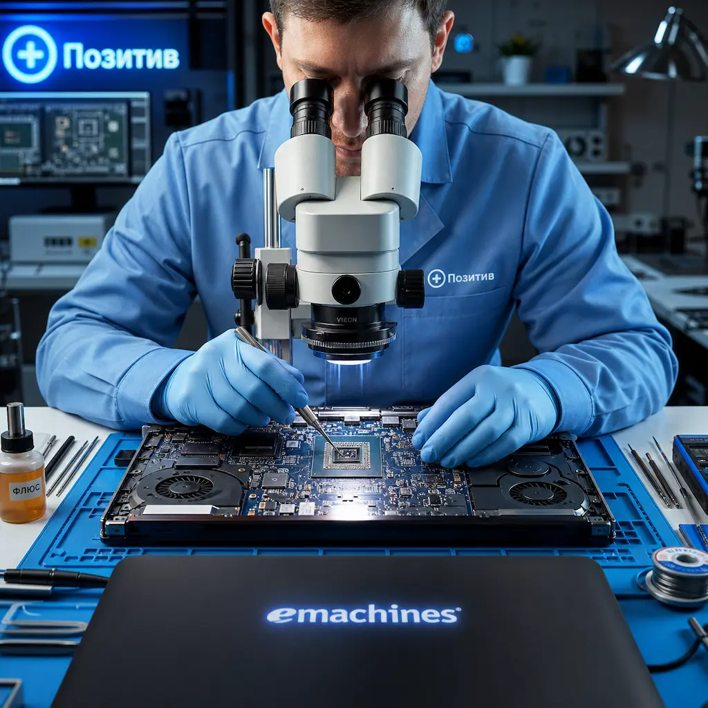 Замена видеокарты ноутбука Emachines в Одинцово