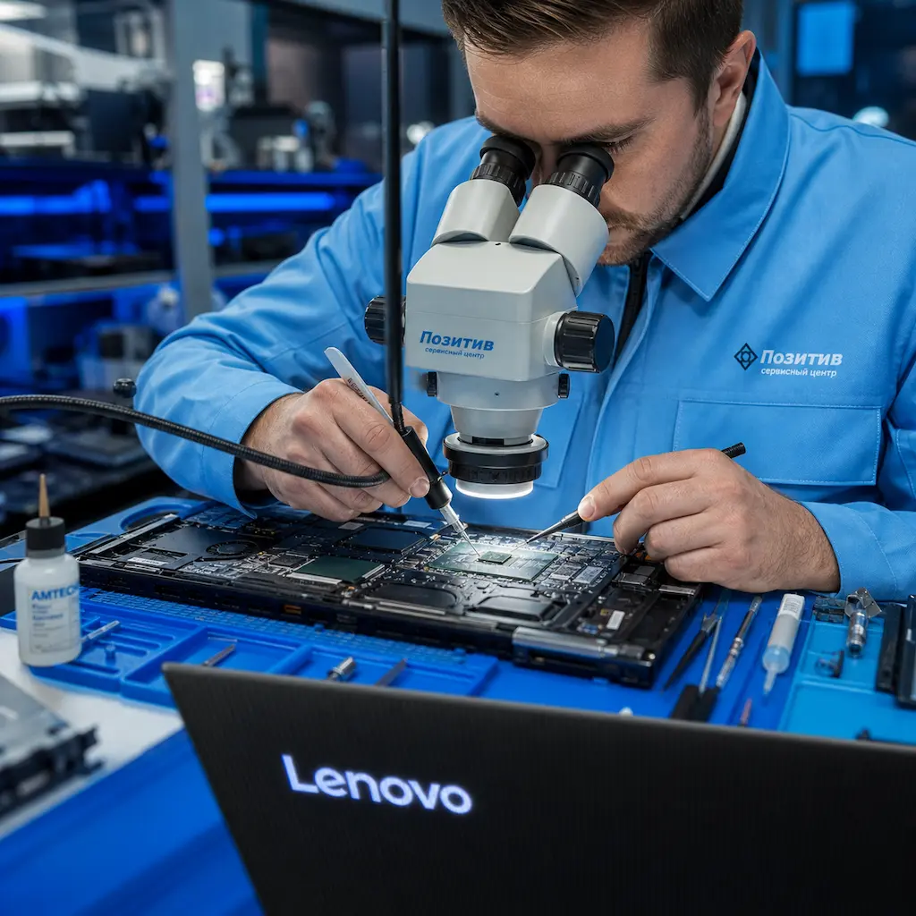 Замена видеокарты ноутбука Lenovo в Одинцово