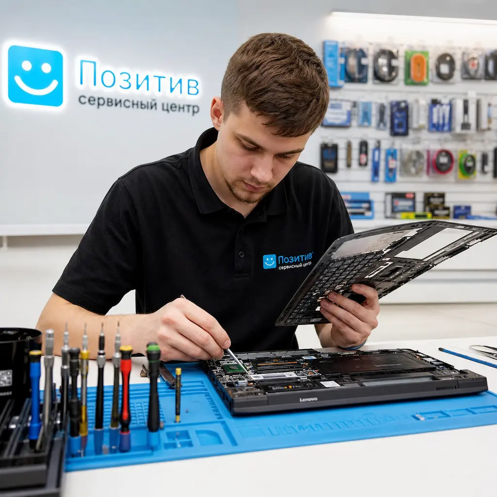 заменить клавиатуру на ноутбуке Lenovo в Одинцово