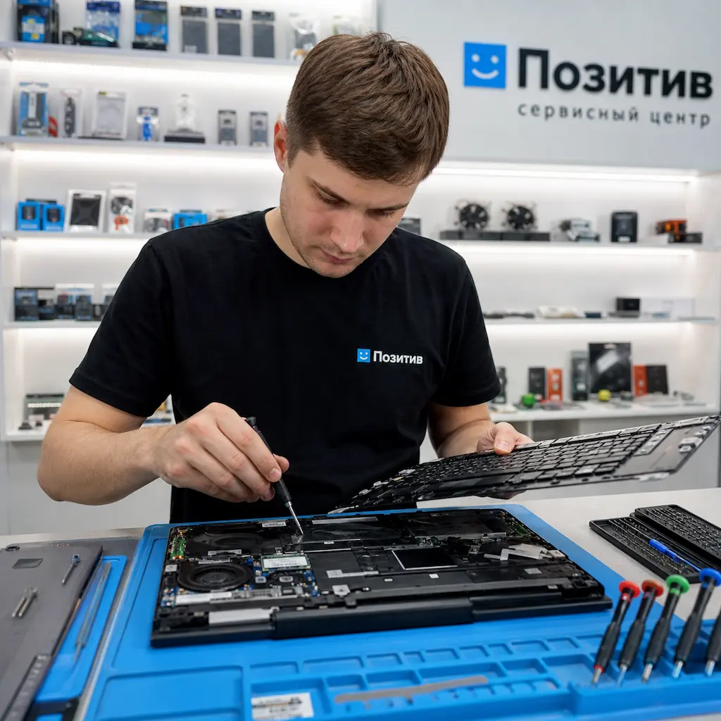 заменить клавиатуру на ноутбуке Samsung в Одинцово