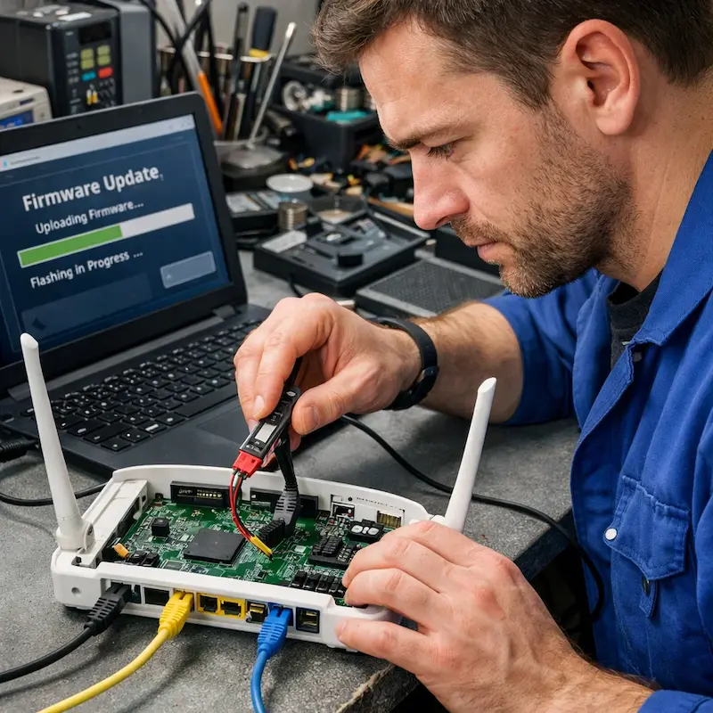 Обновление прошивки роутера в Одинцово