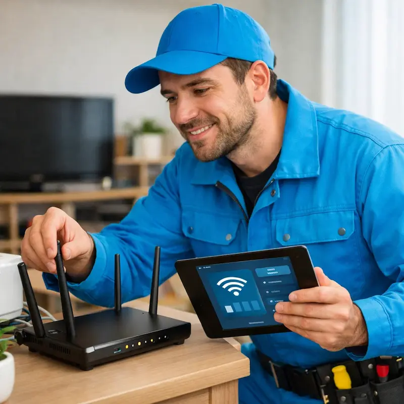 Настройка Wi-Fi для квартиры, дома и офиса в Одинцово