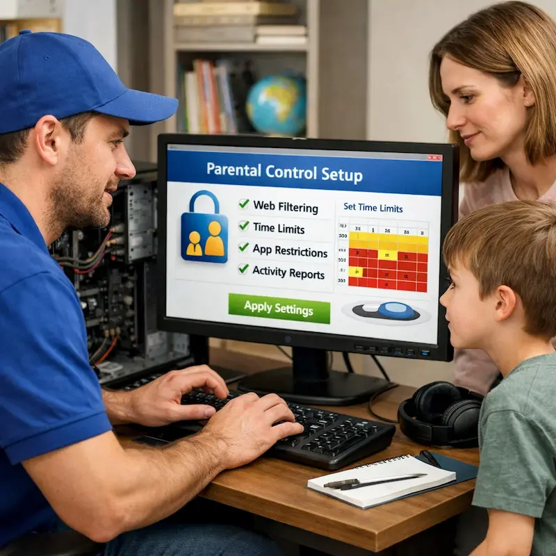 установка родительского контроля в Одинцово