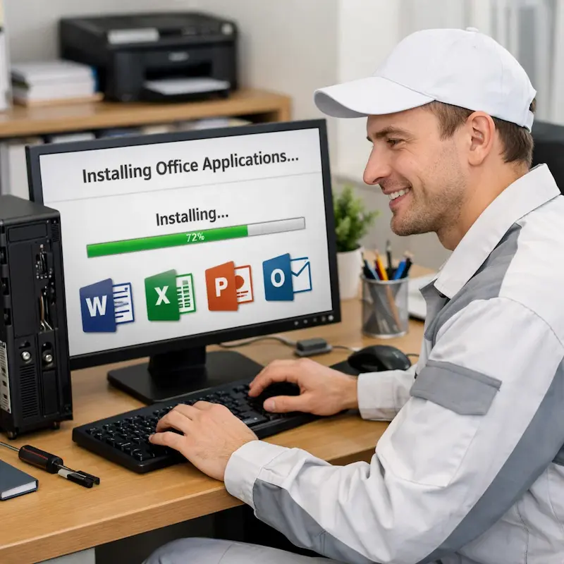 Установка и настройка программ на компьютере в Одинцово