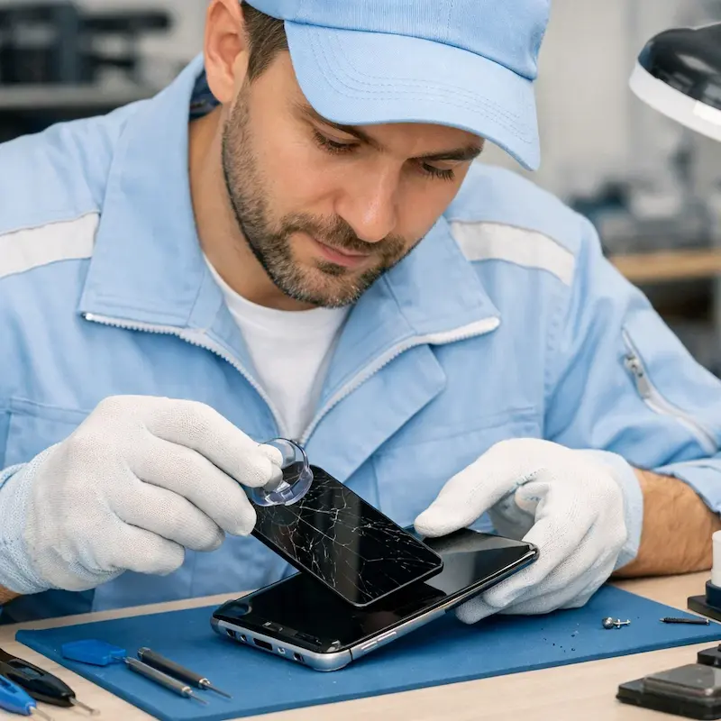 Заменить сенсорное стекло на смартфоне в Одинцово